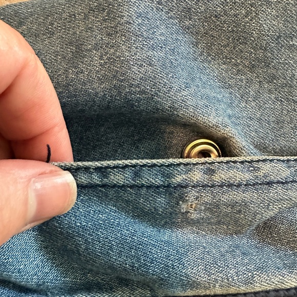 Vintage 90'sCenter Aisle Denim Jacket Womens Size S/M 100% Cotton - Picture 7 of 10